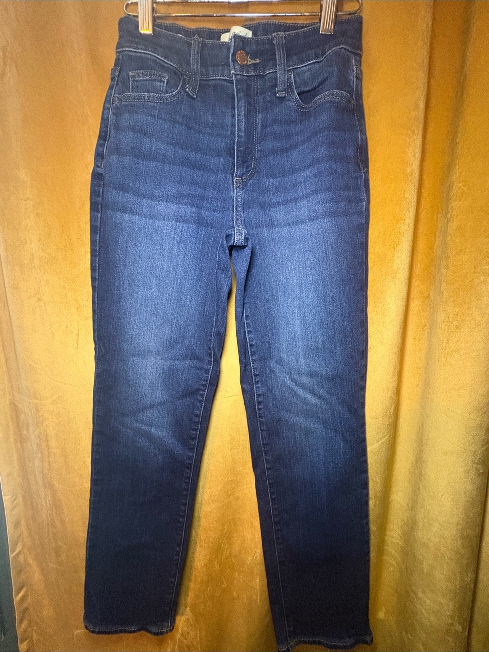 Universal Thread Dark Indigo High-Rise Straight Jeans